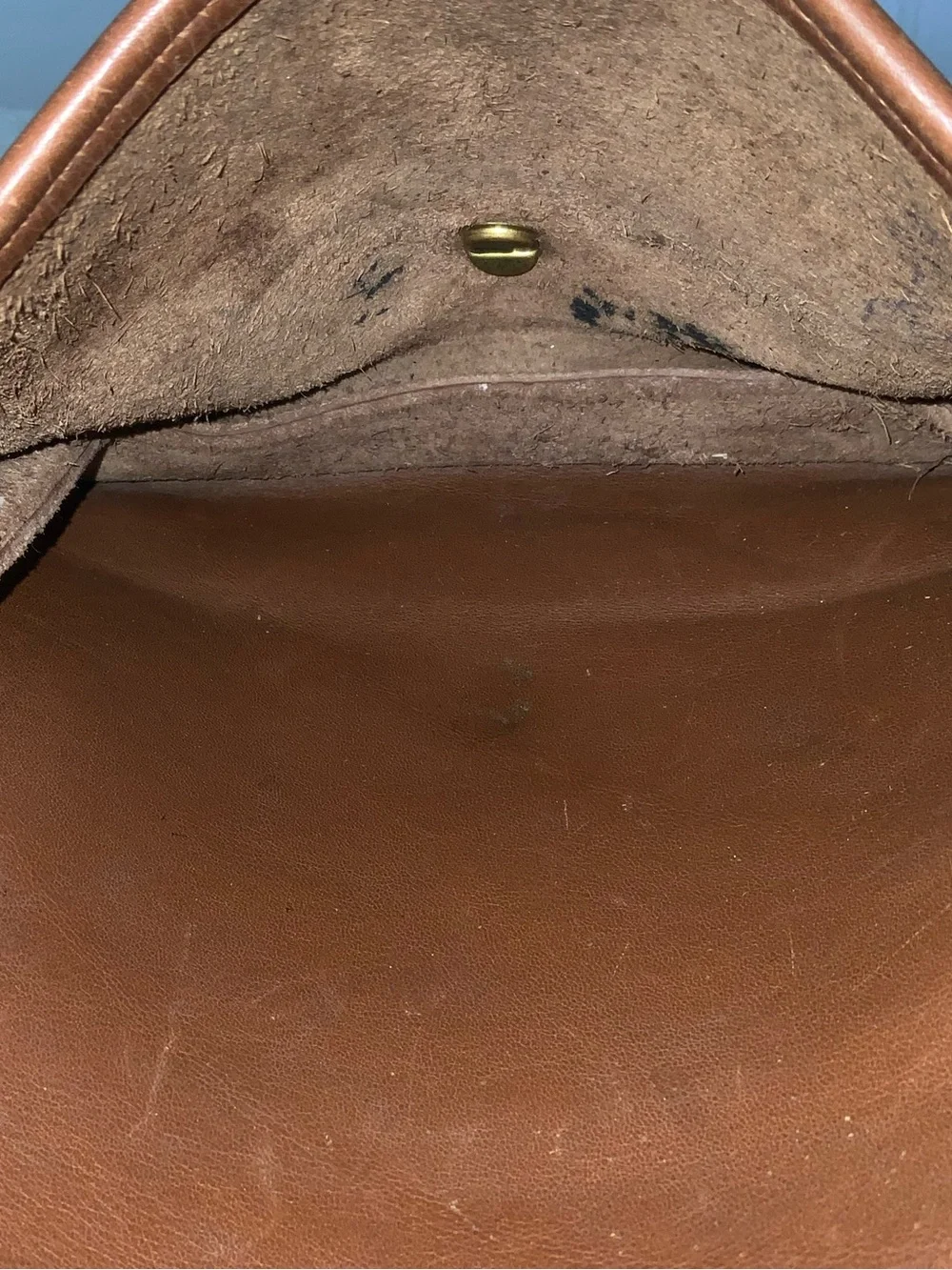 Coach Vintage Station Bag British Tan leather glove brass turnlock closure - Picture 7 of 12